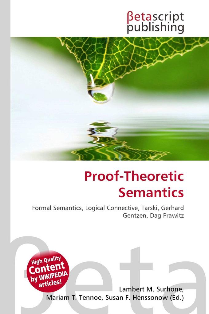 Proof-Theoretic Semantics