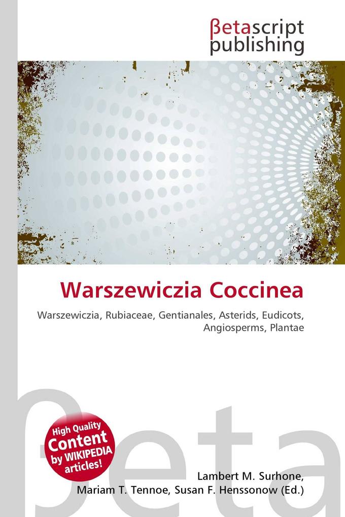 Warszewiczia Coccinea