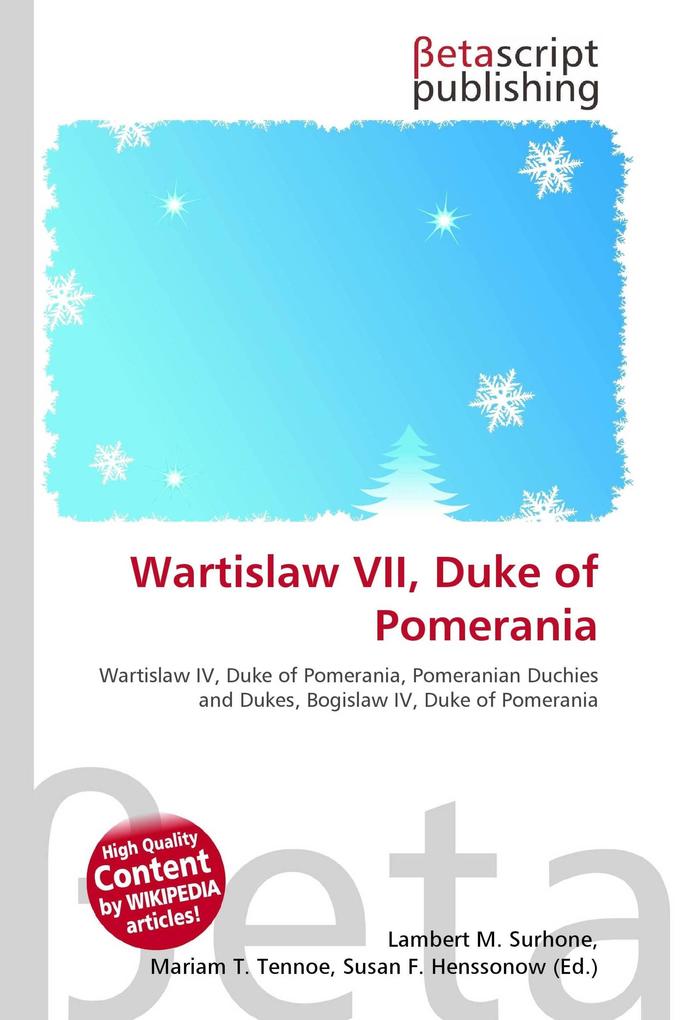 Wartislaw VII Duke of Pomerania