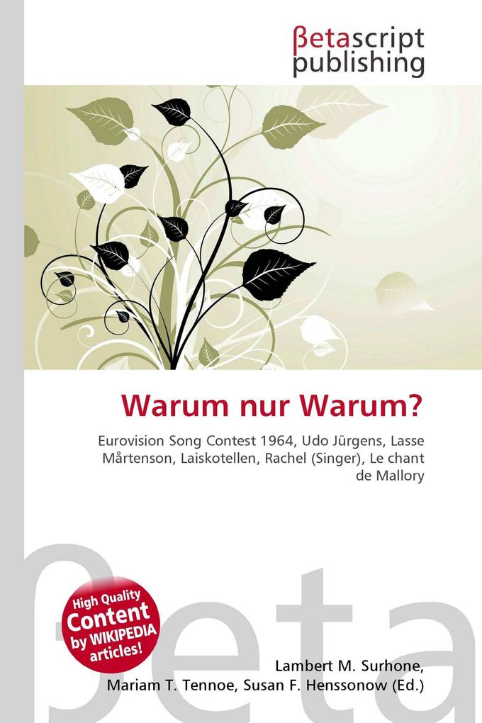 Warum nur Warum?