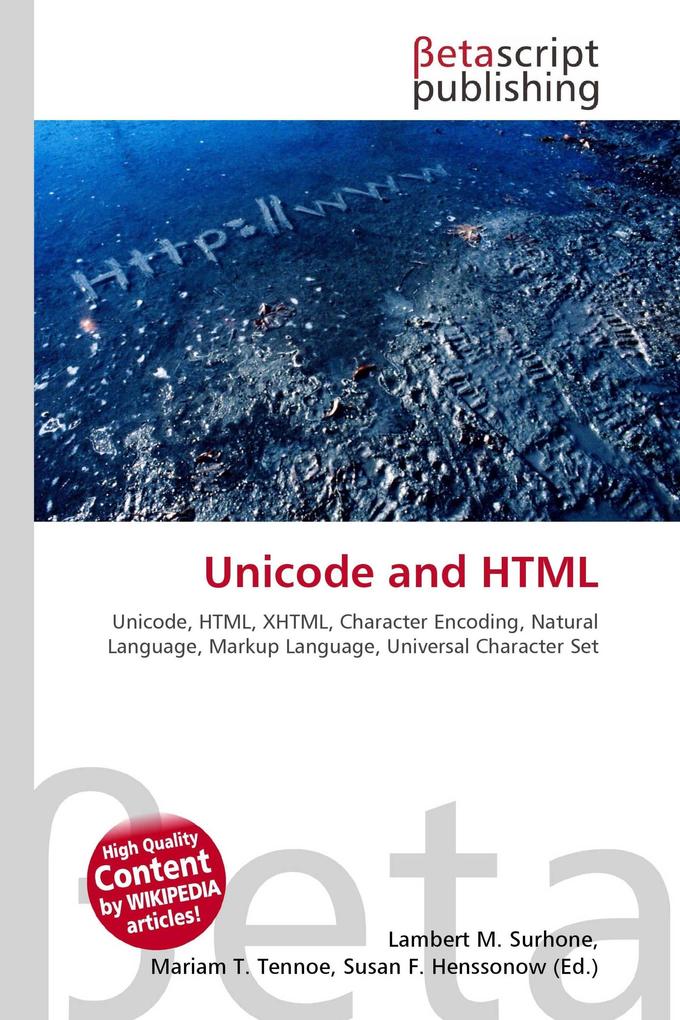 Unicode and HTML