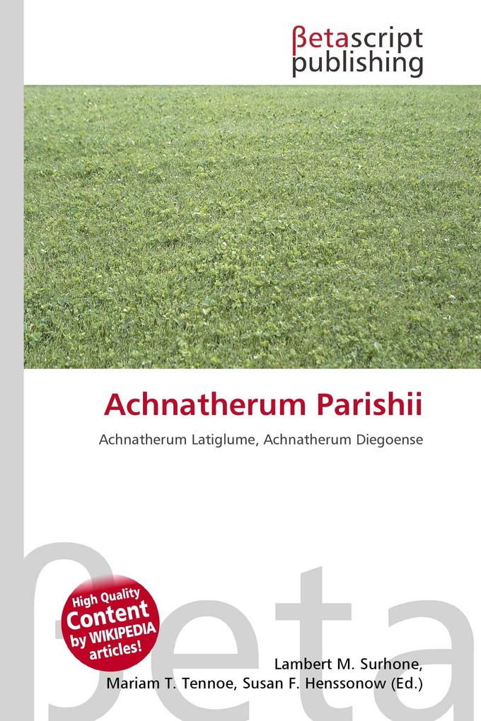 Achnatherum Parishii
