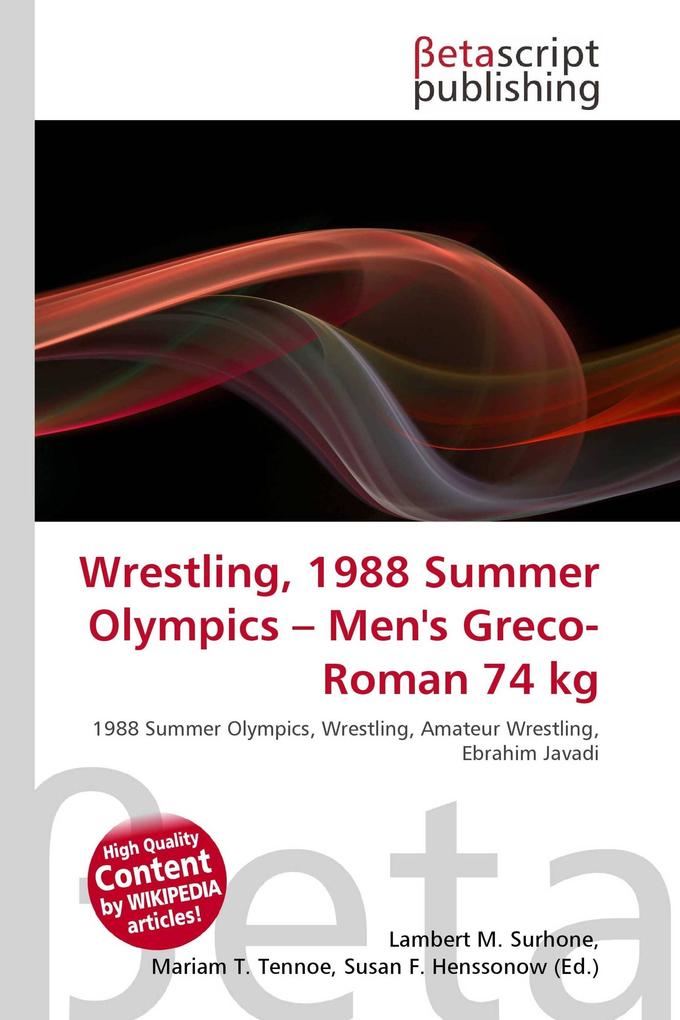 Wrestling 1988 Summer Olympics - Men's Greco-Roman 74 kg
