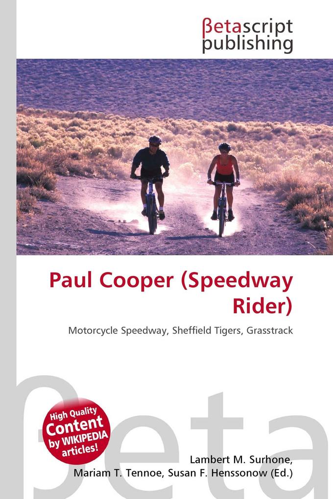 Paul Cooper (Speedway Rider)