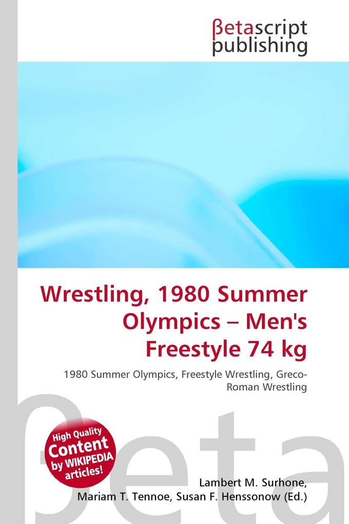Wrestling 1980 Summer Olympics - Men's Freestyle 74 kg