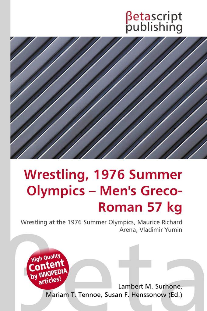 Wrestling 1976 Summer Olympics - Men's Greco-Roman 57 kg