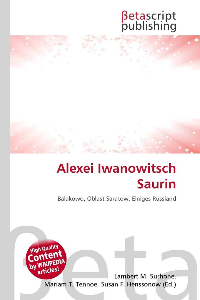 Alexei Iwanowitsch Saurin