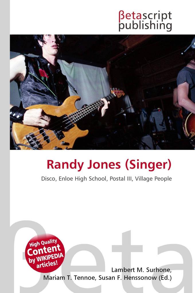 Randy Jones (Singer)
