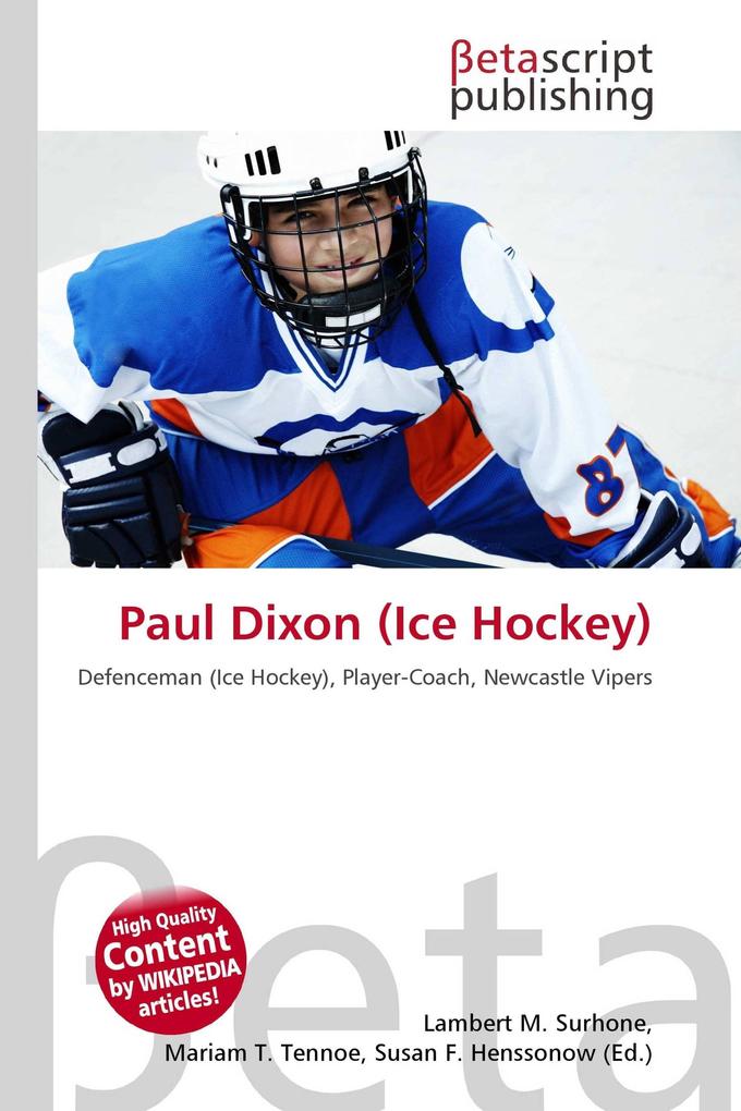 Paul Dixon (Ice Hockey)