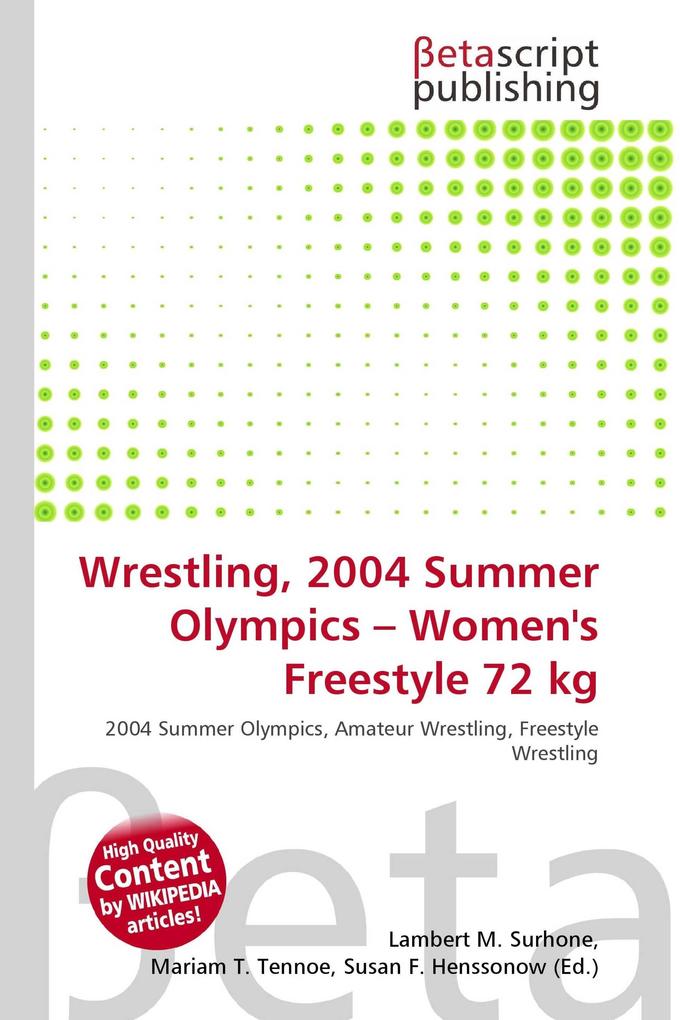 Wrestling 2004 Summer Olympics - Women's Freestyle 72 kg