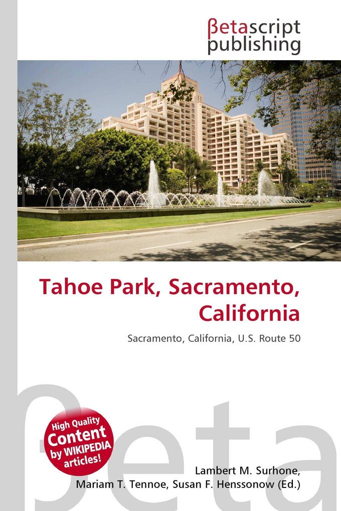 Tahoe Park Sacramento California