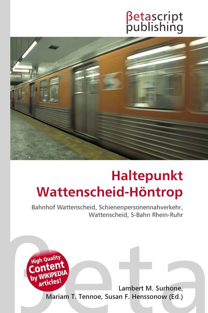 Haltepunkt Wattenscheid-Höntrop