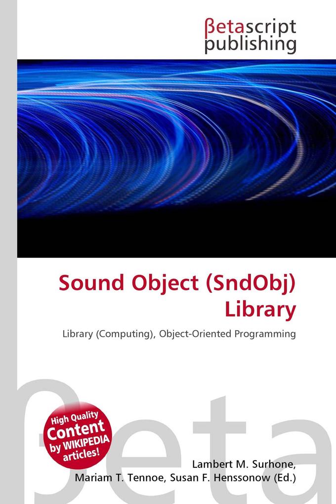 Sound Object (SndObj) Library