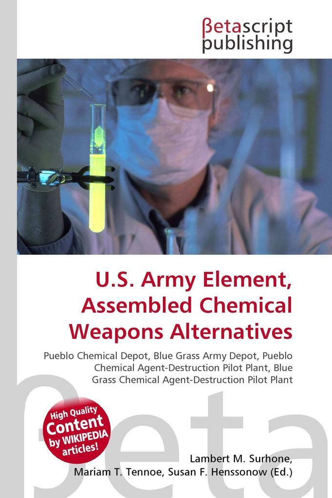 U.S. Army Element Assembled Chemical Weapons Alternatives