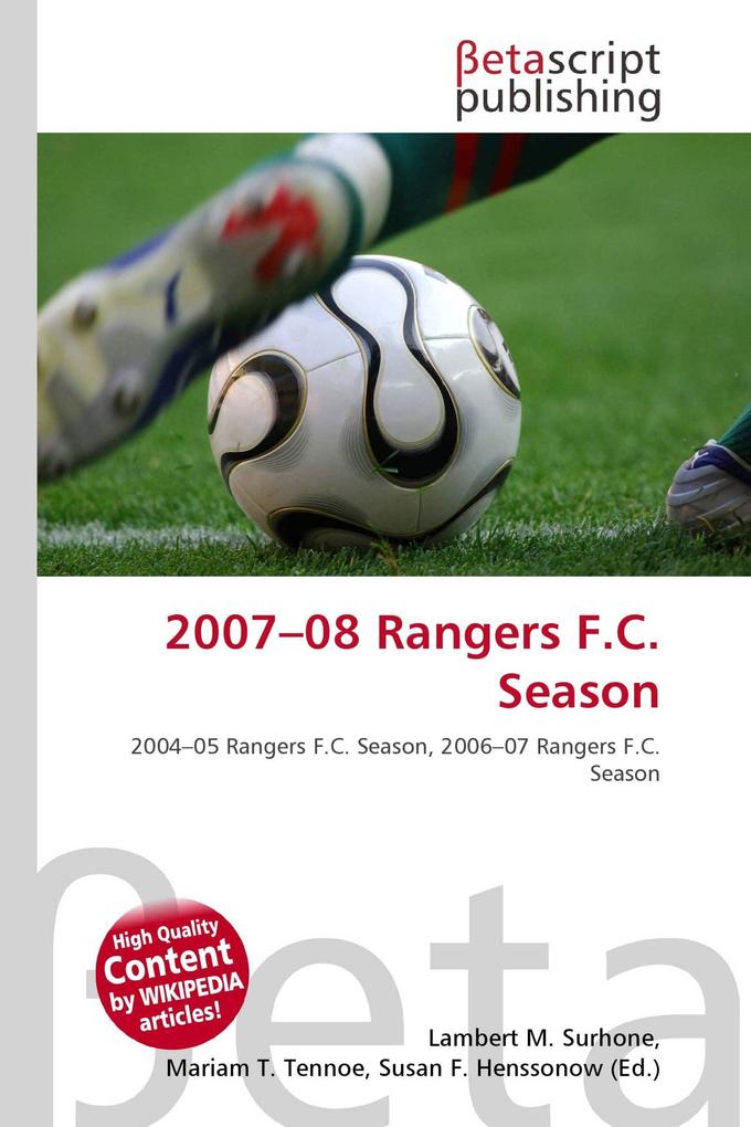 2007-08 Rangers F.C. Season