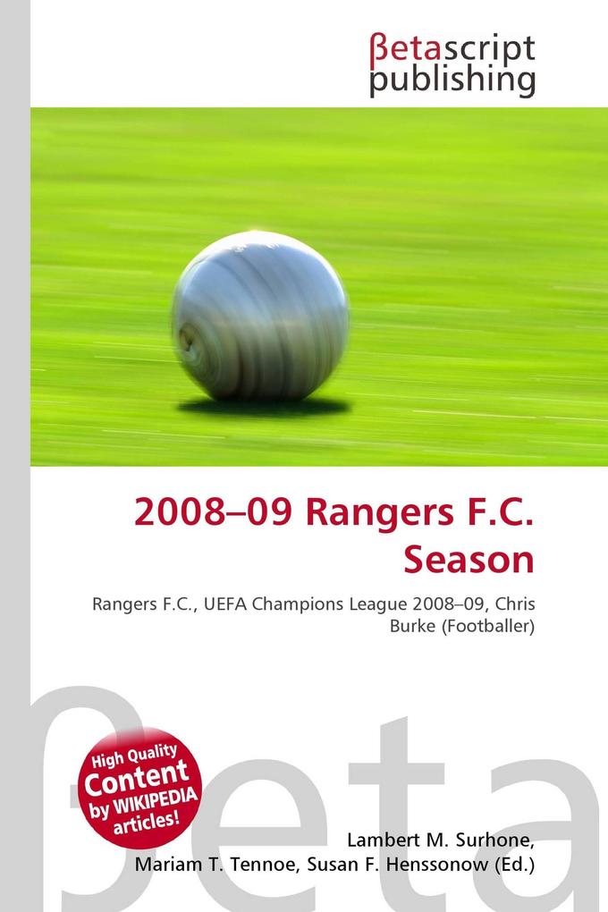 2008-09 Rangers F.C. Season