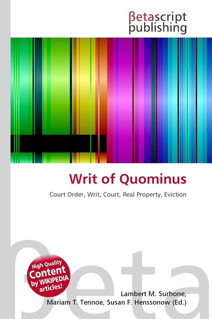Writ of Quominus