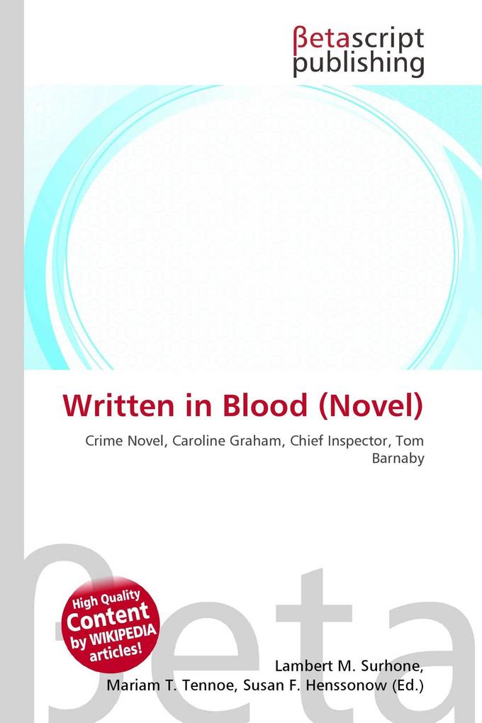 Written in Blood (Novel)