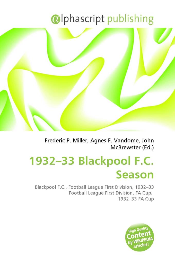 1932-33 Blackpool F.C. Season