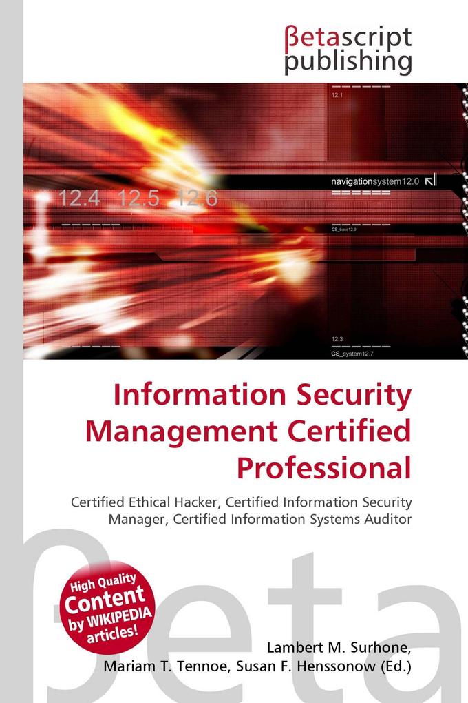 Information Security Management Certified Professional