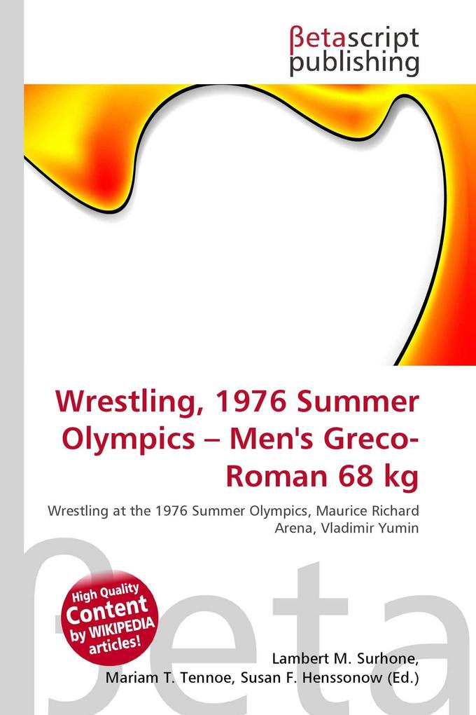 Wrestling 1976 Summer Olympics - Men's Greco-Roman 68 kg