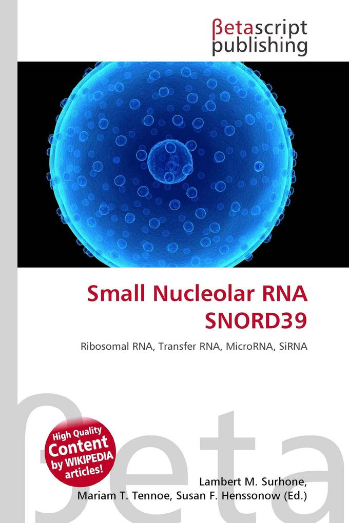 Small Nucleolar RNA SNORD39