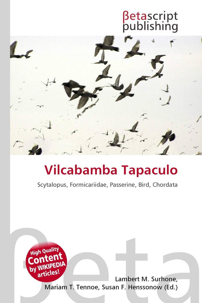 Vilcabamba Tapaculo