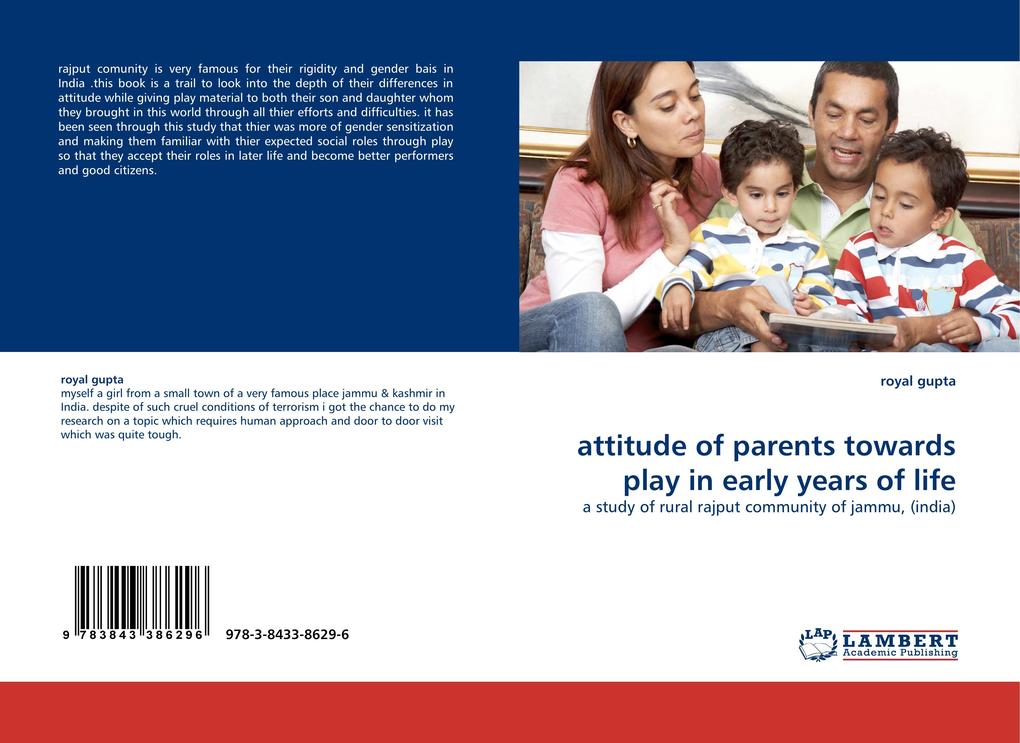 attitude of parents towards play in early years of life