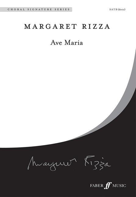 Ave Maria: Satb Divisi a Cappella Choral Octavo - Margaret Rizza