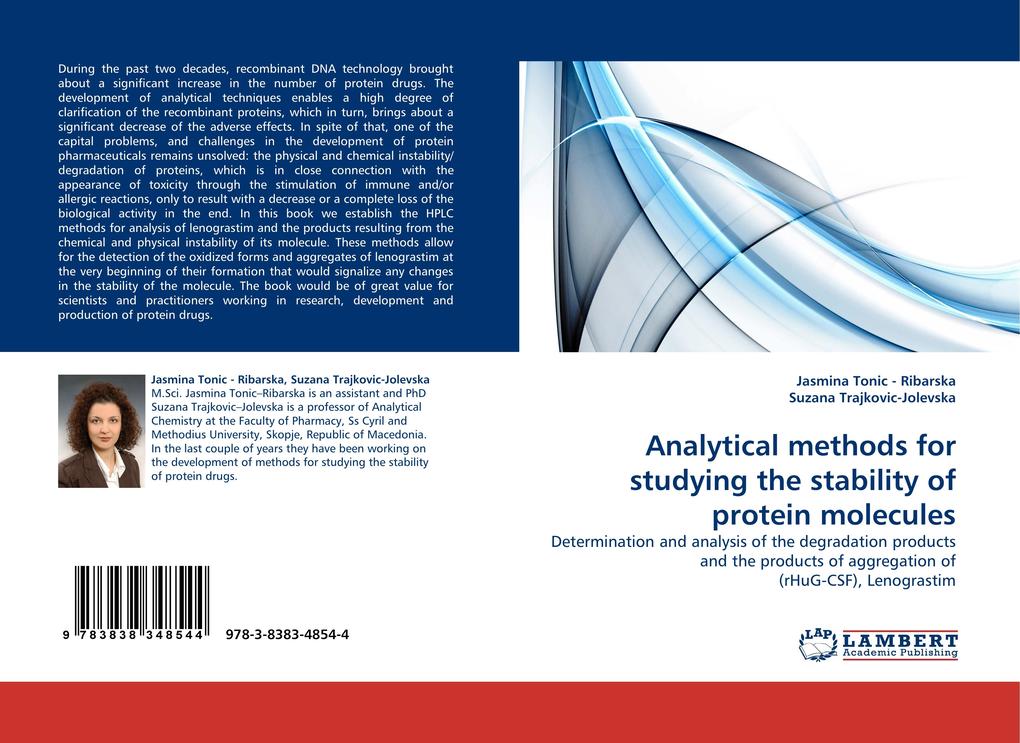 Analytical methods for studying the stability of protein molecules