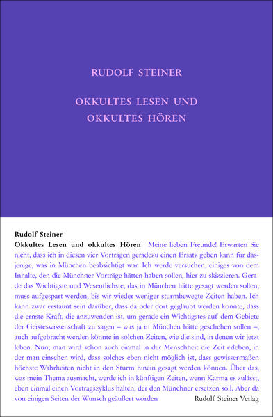 Okkultes Lesen und okkultes Hören