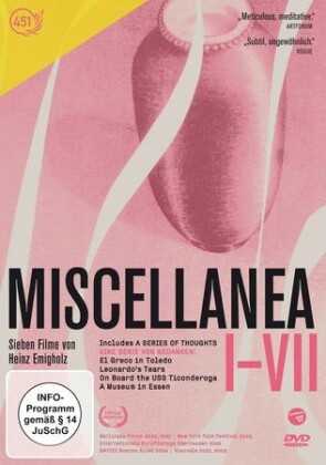 Miscellanea I-VII - Heinz Emigholz