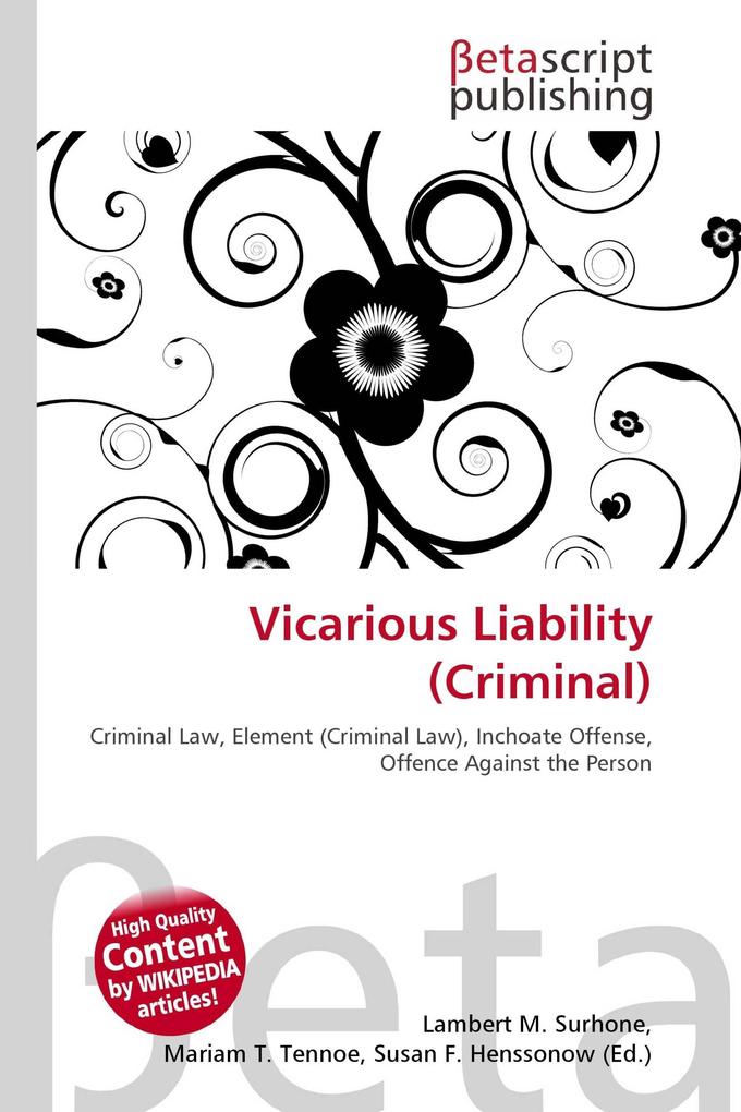 Vicarious Liability (Criminal)