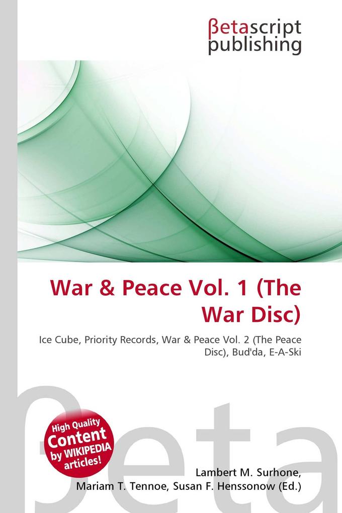 War & Peace Vol. 1 (The War Disc)