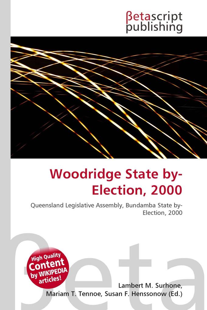 Woodridge State by-Election 2000