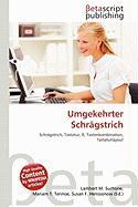 Umgekehrter Schrägstrich