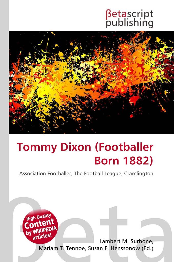 Tommy Dixon (Footballer Born 1882)