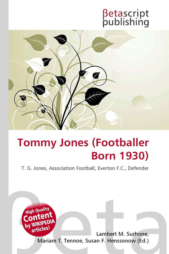 Tommy Jones (Footballer Born 1930)