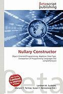 Nullary Constructor