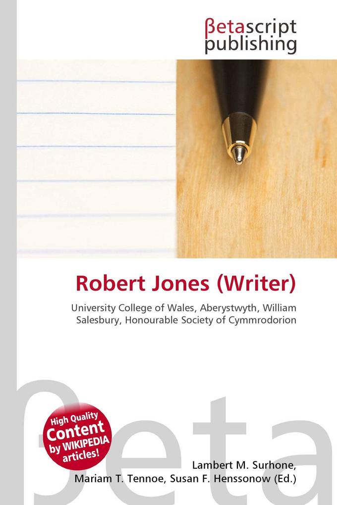 Robert Jones (Writer)