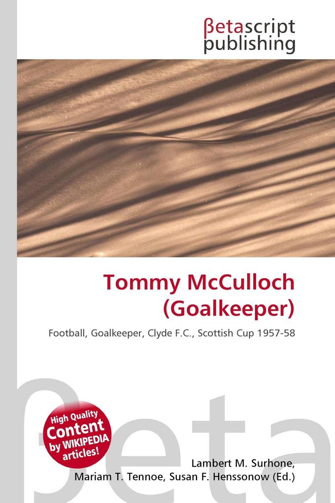 Tommy McCulloch (Goalkeeper)
