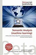 Semantic Analysis (machine learning)