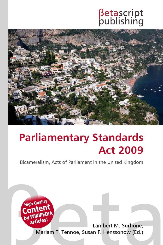 Parliamentary Standards Act 2009