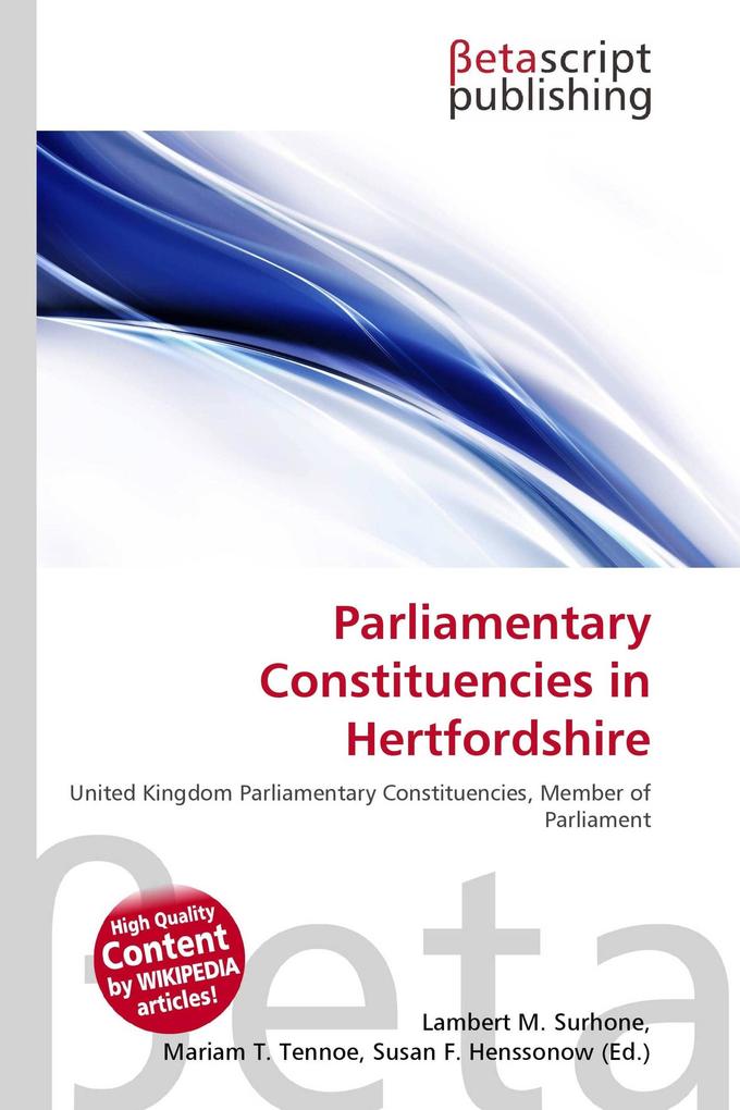 Parliamentary Constituencies in Hertfordshire