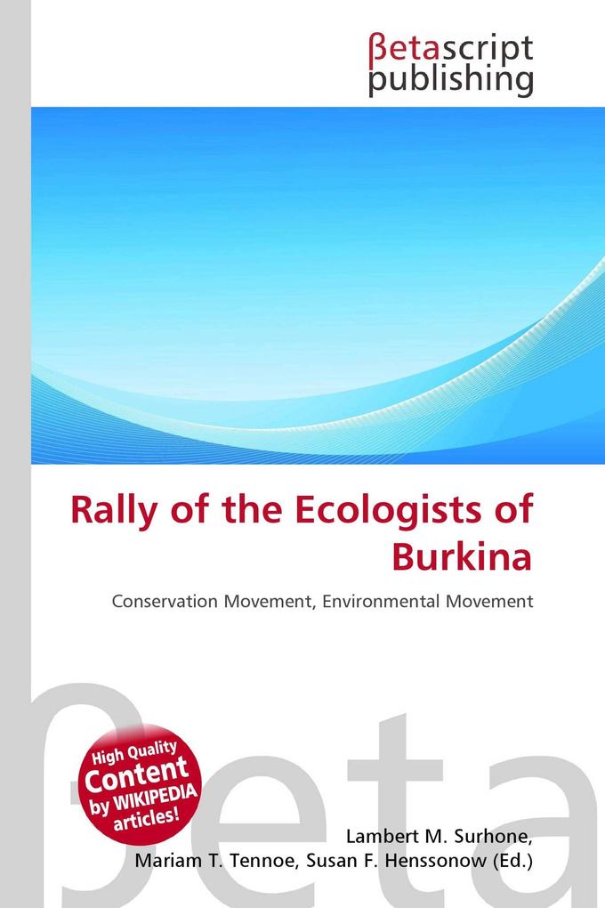 Rally of the Ecologists of Burkina