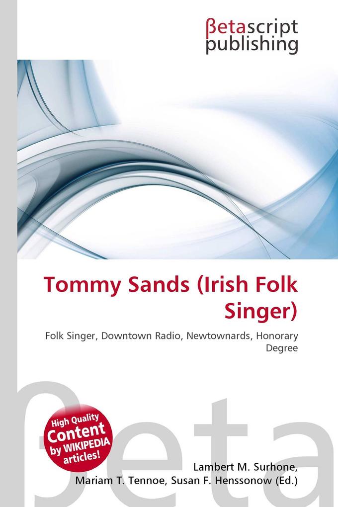 Tommy Sands (Irish Folk Singer)