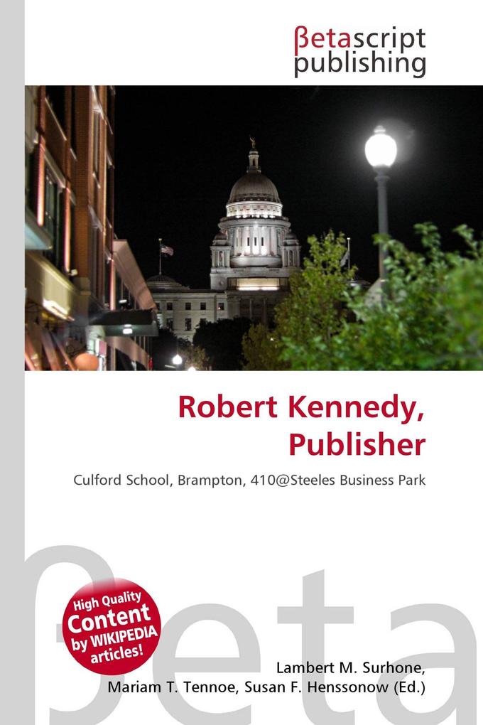 Robert Kennedy Publisher