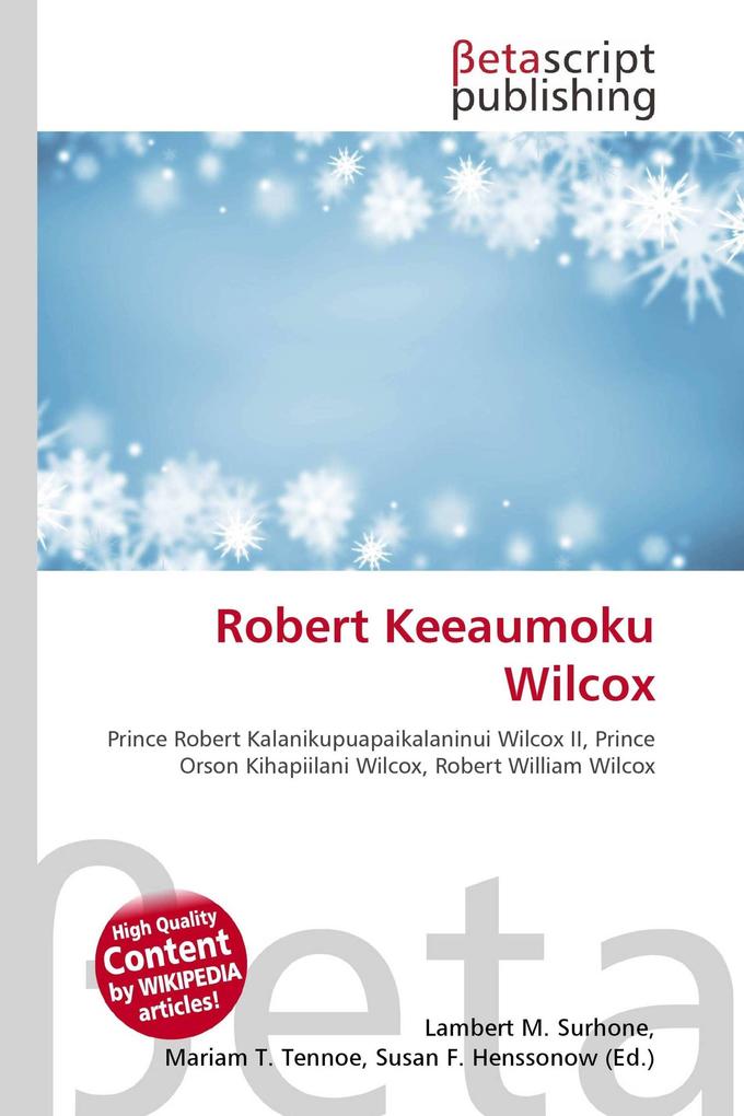 Robert Keeaumoku Wilcox
