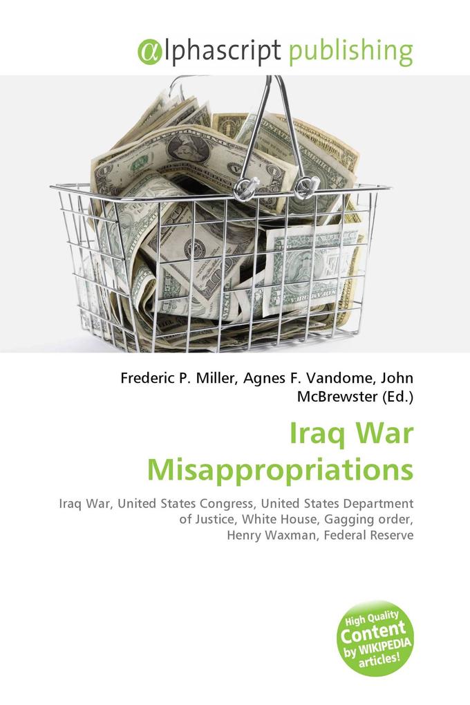 Iraq War Misappropriations