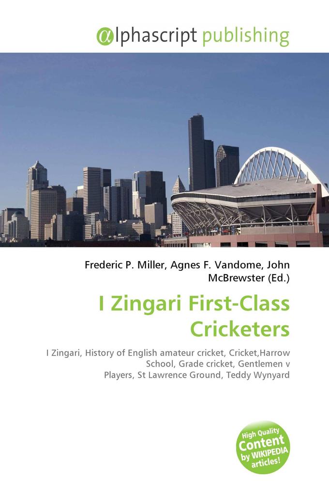 I Zingari First-Class Cricketers